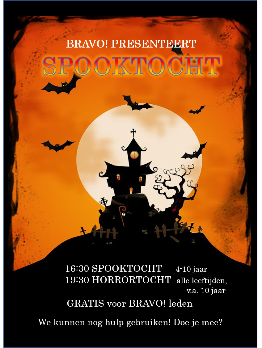 Spooktocht AFGELAST